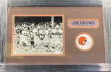 Cleveland Browns Jim Brown SIGNED 8x10 Framed Photo JSA COA