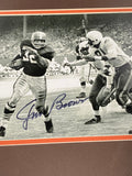 Cleveland Browns Jim Brown SIGNED 16x20 Framed Photo JSA COA