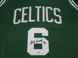 Boston Celtics Bill Russell SIGNED Framed Matted Jersey JSA COA