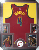 Cleveland Cavaliers Evan Mobley SIGNED Framed Matted Jersey FANATICS COA