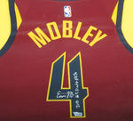 Cleveland Cavaliers Evan Mobley SIGNED Framed Matted Jersey FANATICS COA