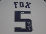 Sacramento Kings De'Aaron Fox SIGNED Framed Matted Jersey PSA COA