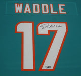 Miami Dolphins Jaylen Waddle SIGNED Framed Matted Jersey FANATICS COA