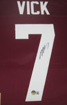 Virginia Tech Hokies Michael Vick SIGNED Framed Matted Jersey BECKETT COA