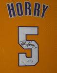 Lakers Robert Horry SIGNED Framed Matted Jersey PSA COA