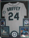 Seattle Mariners Ken Griffey Jr. SIGNED Framed Matted Jersey WITH COA