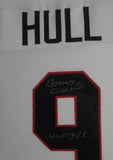 Chicago Blackhawks Bobby Hull SIGNED Framed Matted Jersey JSA COA