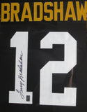 Pittsburgh Steelers Terry Bradshaw SIGNED Framed Matted Jersey WITH COA