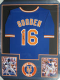 New York Mets Dwight Gooden SIGNED Framed Matted Jersey BECKETT COA