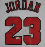 Chicago Bulls Michael Jordan SIGNED Framed Matted Jersey WITH COA