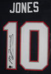 New England Patriots Mac Jones SIGNED Framed Matted Jersey BECKETT COA