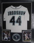 Seattle Mariners Julio "J-Rod" Rodriguez SIGNED Framed Matted Jersey JSA COA