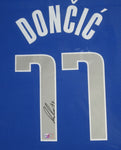 Dallas Mavericks Luka Doncic SIGNED Framed Matted Jersey FANATICS COA