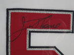 Cleveland Indians Jim Thome SIGNED Framed Matted Jersey JSA COA