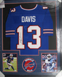 Buffalo Bills Gabe Davis SIGNED Framed Matted Jersey JSA COA