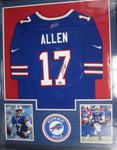 Buffalo Bills Josh Allen SIGNED Framed Matted Jersey BECKETT COA