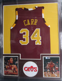 Cleveland Cavaliers Austin Carr SIGNED Framed Matted Jersey WITH COA