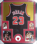 Chicago Bulls Michael Jordan SIGNED Framed Matted Jersey WITH COA