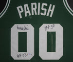 Boston Celtics Robert Parish SIGNED Framed Matted Jersey PSA COA