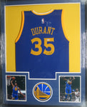 Golden State Warriors Kevin Durant SIGNED Framed Matted Jersey PSA COA