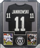 Oakland Raiders Sebastian Janikowski SIGNED Framed Matted Jersey JSA COA