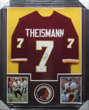 Washington Redskins Joe Theismann SIGNED Framed Matted Jersey BECKETT COA