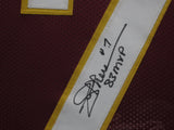 Washington Redskins Joe Theismann SIGNED Framed Matted Jersey BECKETT COA