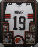 Bernie Kosar CLEVELAND BROWNS SIGNED Framed Jersey