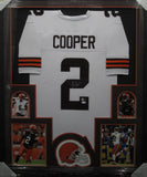 Cleveland Browns Amari Cooper SIGNED Framed Matted Jersey JSA COA