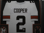 Cleveland Browns Amari Cooper SIGNED Framed Matted Jersey JSA COA