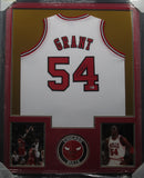 Chicago Bulls Horace Grant SIGNED Framed Matted Jersey BECKETT COA