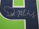 Seattle Seahawks DK Metcalf SIGNED Framed Matted Jersey JSA COA