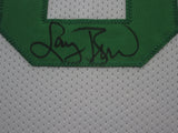 Boston Celtics Larry Bird SIGNED Framed Matted Jersey BECKETT COA