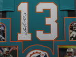 Miami Dolphins Dan Marino SIGNED Framed Matted Jersey JSA COA