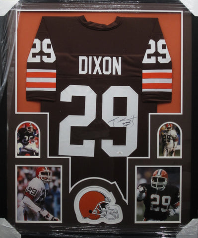 Cleveland Browns Hanford Dixon SIGNED Framed Matted Jersey WITH COA