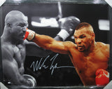 Large Framed Mike Tyson SIGNED Canvas JSA COA