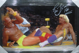 Large Framed Ric Flair SIGNED Canvas JSA COA