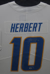 Los Angeles Chargers Justin Herbert SIGNED Framed Matted Jersey FANATICS COA