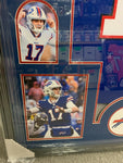 Josh Allen Buffalo Bills Signed Framed and Matted Jersey Fanatics COA