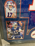 Josh Allen Buffalo Bills Signed Framed and Matted Jersey Fanatics COA