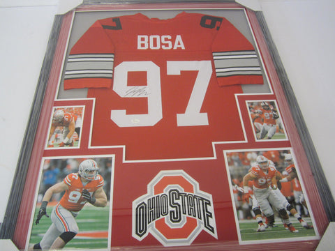 Joey Bosa OSU Buckeyes Signed Autographed framed jersey Jsa Witness