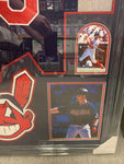 Jim Thome Cleveland Indians Signed Framed Matted Jersey JSA COA