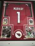 Kyler Murray Signed Framed Matted Cardinals Jersey JSA COA