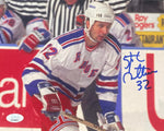 Stefan Matteau New York Rangers Signed 8x10 Photo JSA COA