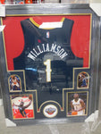 Zion Williamson New Orleans Pelicans Signed Framed Matted Jersey Fanatics COA