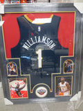 Zion Williamson New Orleans Pelicans Signed Framed Matted Jersey Fanatics COA