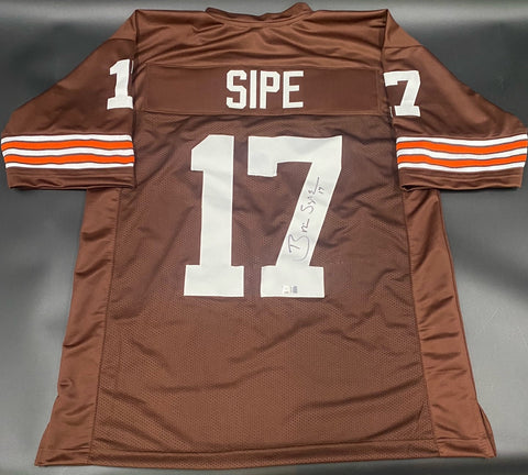 SIGNED Brian Sipe CLEVELAND BROWNS Jersey WITH COA