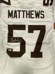 SIGNED Clay Matthews CLEVELAND BROWNS Jersey WITH COA