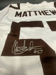 SIGNED Clay Matthews CLEVELAND BROWNS Jersey WITH COA