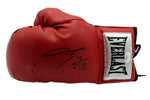 Angel Manfredy Boxing Signed/Inscr Everlast Red Left Boxing Glove JSA COA